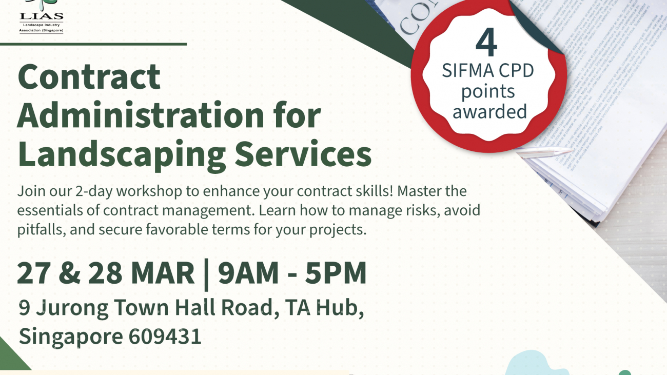 LIAS Training_Contract Administration Landscaping Services_E-Flyer